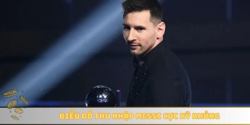 Biểu đồ thu nhập Messi cực kỳ khủng