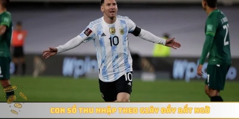 Con số thu nhập theo giây đầy bất ngờ