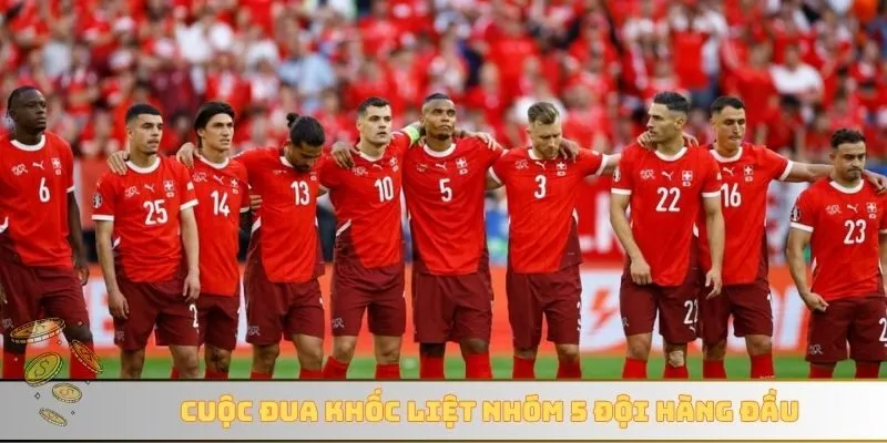 Cuộc đua khốc liệt nhóm 5 đội hàng đầu
