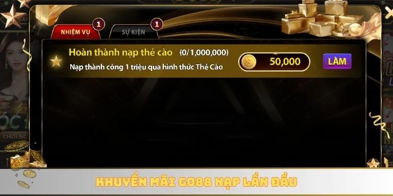 Khuyến mãi GO88 nạp lần đầu